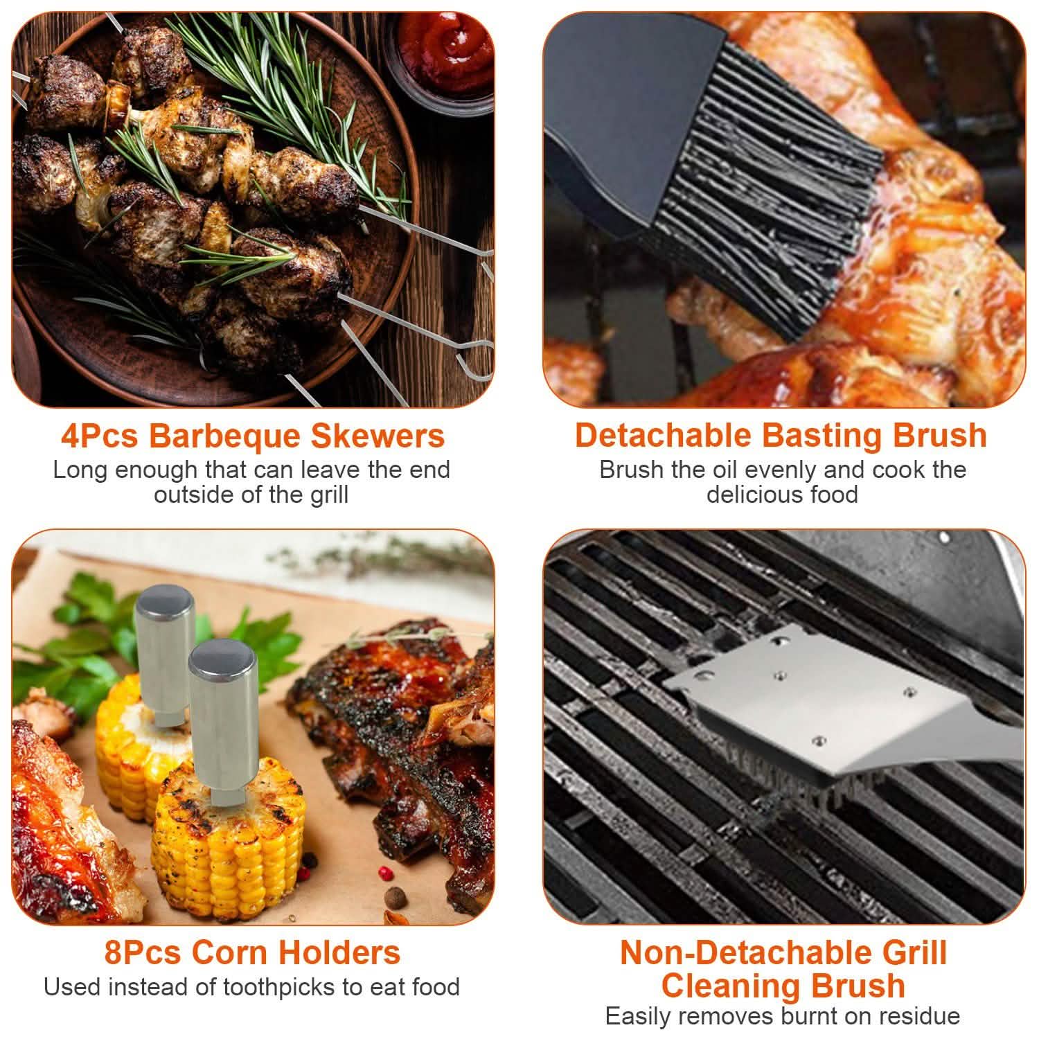Stainless Steel BBQ Grill Tool Kit DailySale