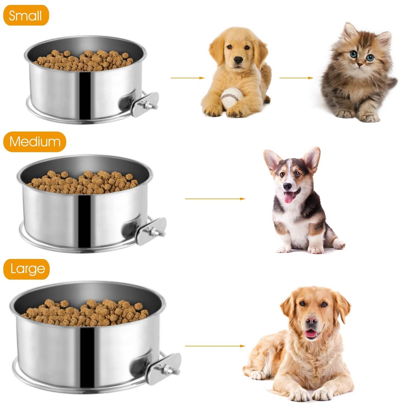 Stainless Steel Dog Pet Bowl DailySale