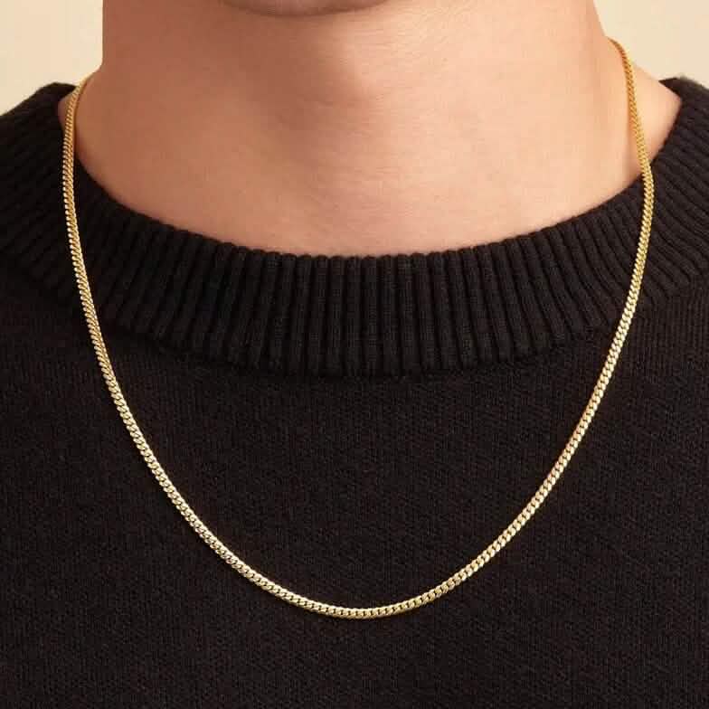 Stainless Steel Flat Snake Bone Chain Necklace DailySale