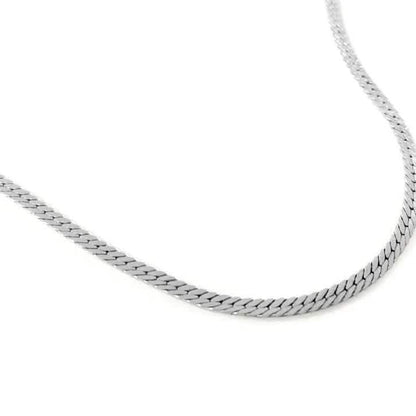 Stainless Steel Flat Snake Bone Chain Necklace DailySale