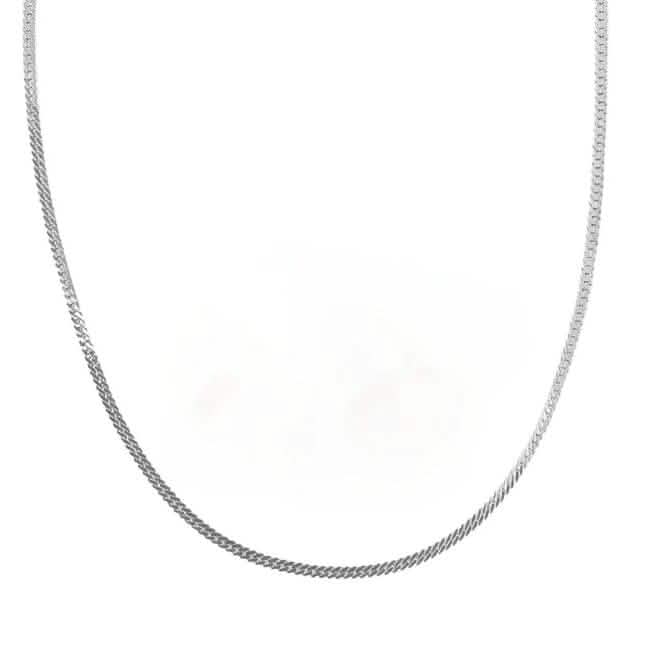 Stainless Steel Flat Snake Bone Chain Necklace DailySale