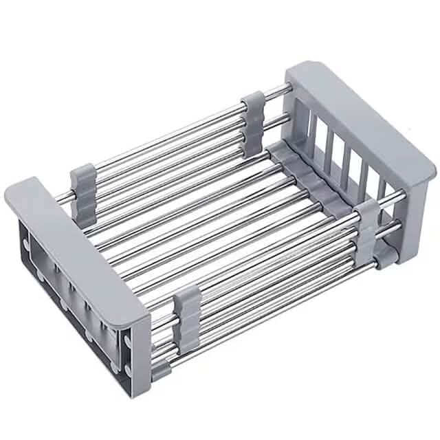 Stainless Steel Frame Drain Basket Telescopic Sink Frame DailySale