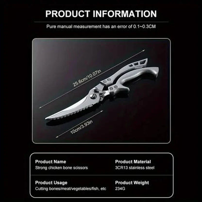 Stainless Steel Heavy-Duty Kitchen Non-Slip Grip Scissors DailySale