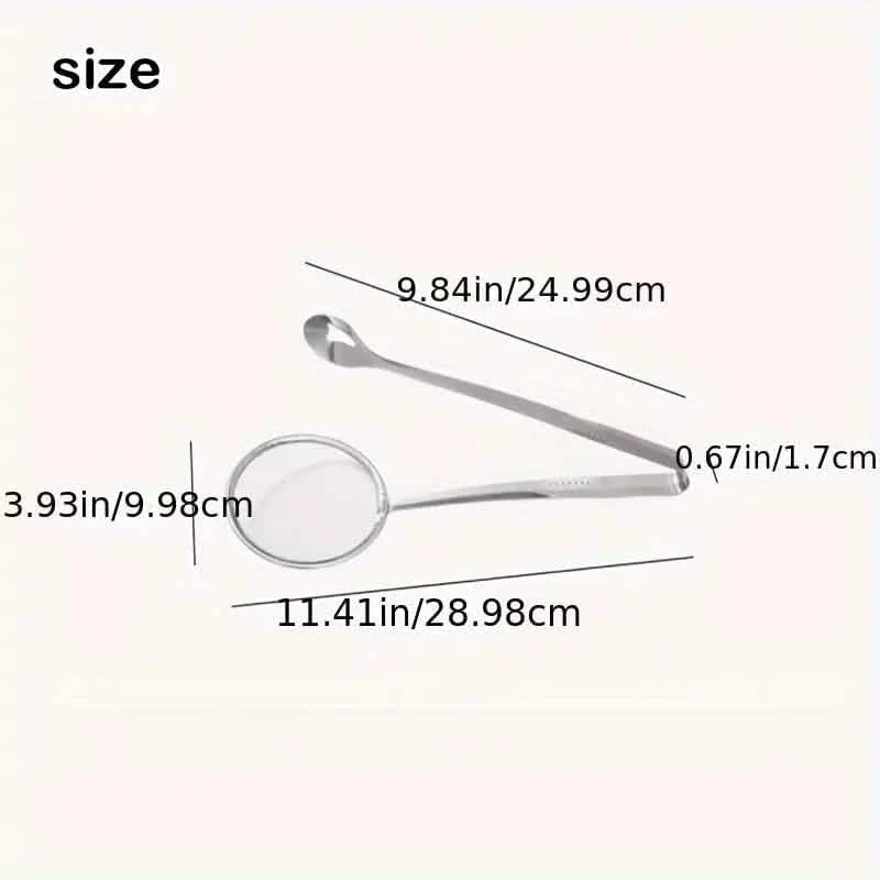 Stainless Steel Kitchen Strainer Tongs - High-Temperature Resistant DailySale