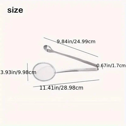 Stainless Steel Kitchen Strainer Tongs - High-Temperature Resistant DailySale