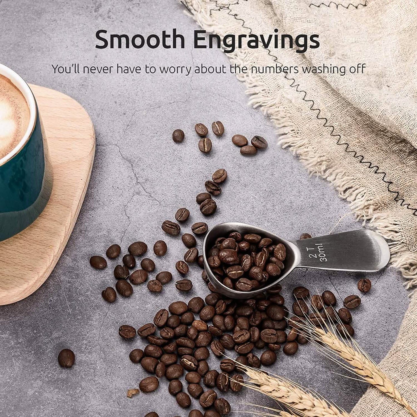Stainless Steel Measuring Coffee Scoop DailySale