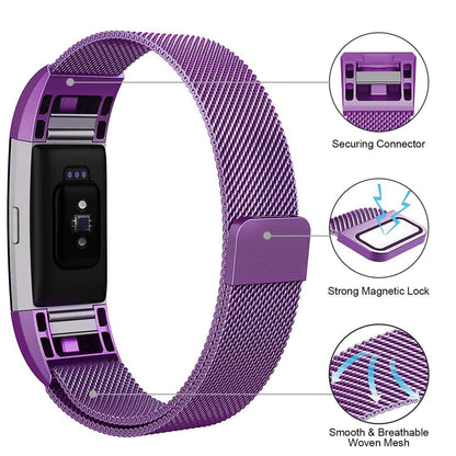 Stainless Steel Mesh Milanese Loop Band for Fitbit Charge 2 DailySale
