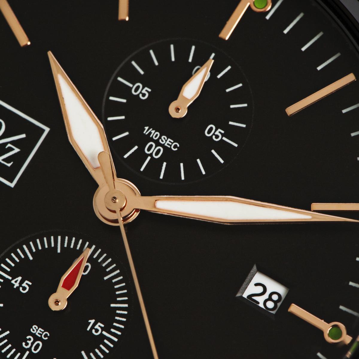 Stainless Steel Mesh Strap Minimalist Chronograph Watch BandsCo Straps