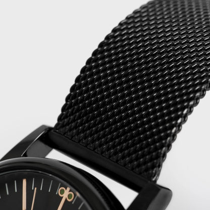 Stainless Steel Mesh Strap Minimalist Chronograph Watch BandsCo Straps