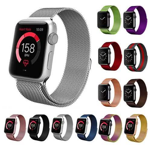 Stainless Steel Milanese Loop Band Replacement for Apple Watches DailySale