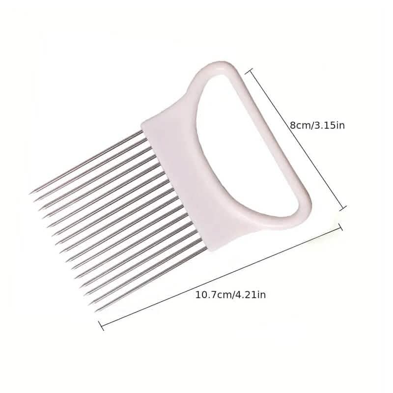 Stainless Steel Onion Needle Fork Vegetable Fruit Slicer DailySale