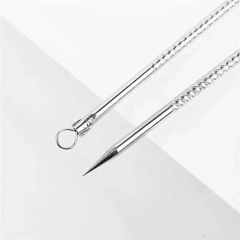 Stainless Steel Pimple Extractor Blackhead Removal Tool For Blemish Whitehead Popping Acne DailySale