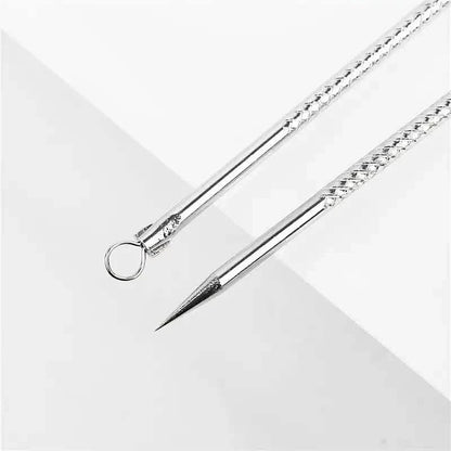 Stainless Steel Pimple Extractor Blackhead Removal Tool For Blemish Whitehead Popping Acne DailySale