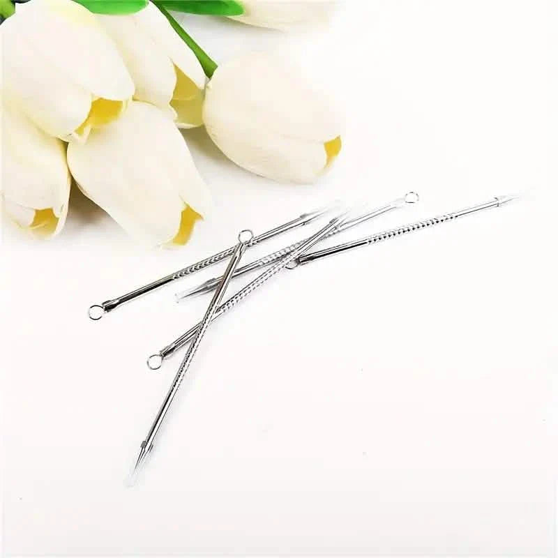 Stainless Steel Pimple Extractor Blackhead Removal Tool For Blemish Whitehead Popping Acne DailySale