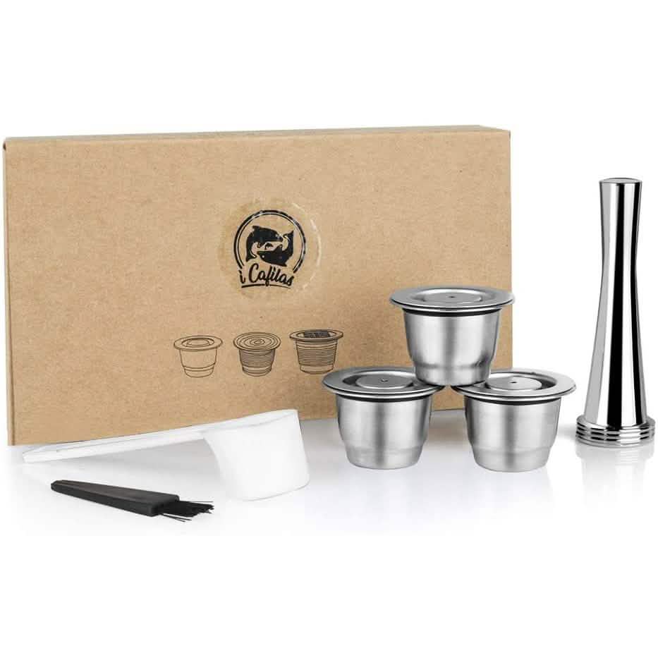 Stainless Steel Refillable Coffee Espresso Capsules DailySale
