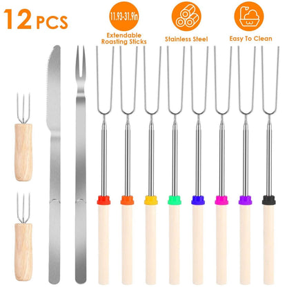 Stainless Steel Roasting Sticks DailySale