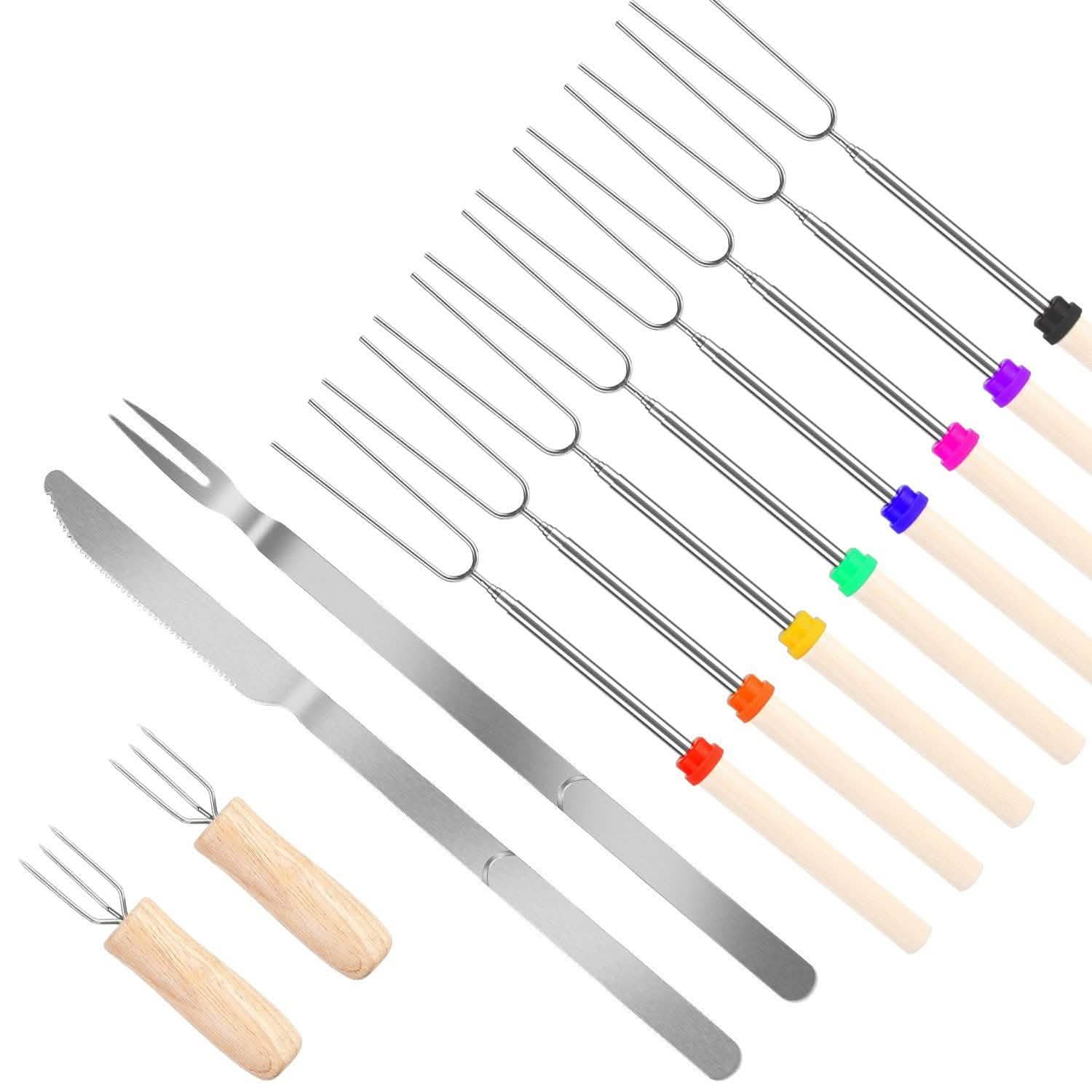 Stainless Steel Roasting Sticks DailySale