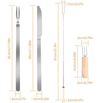 Stainless Steel Roasting Sticks DailySale