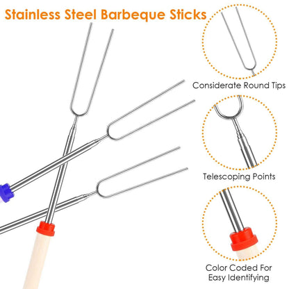 Stainless Steel Roasting Sticks DailySale