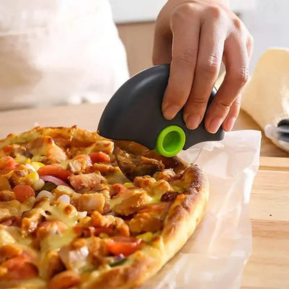 Stainless Steel Round Wheel Cutter with Lid DailySale