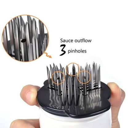 Stainless Steel Seasoning and Marinade Injector Needle Meat Tenderizer DailySale