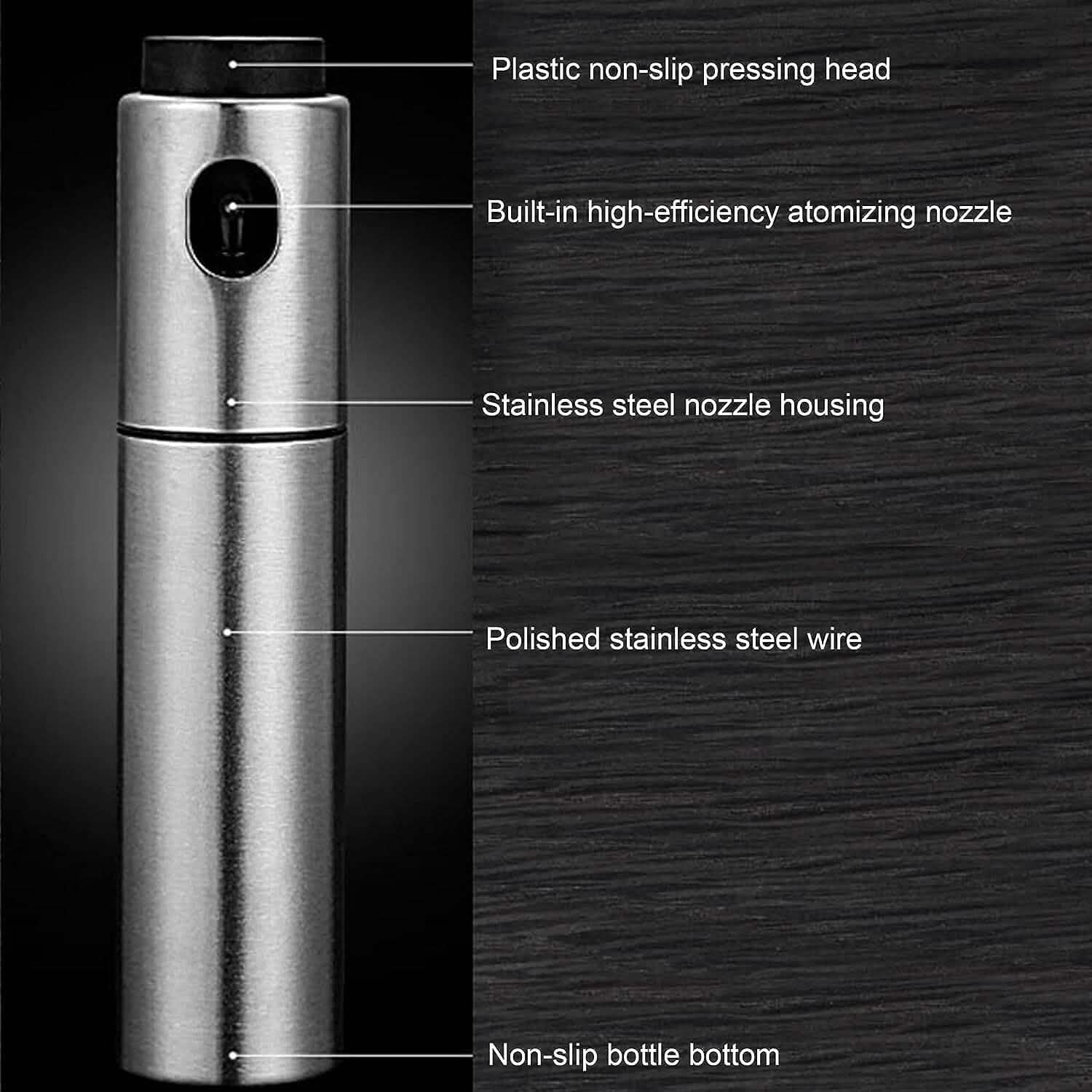 Stainless Steel Sprayer Dispenser, Dressing Spray Grilling Olive Oil DailySale