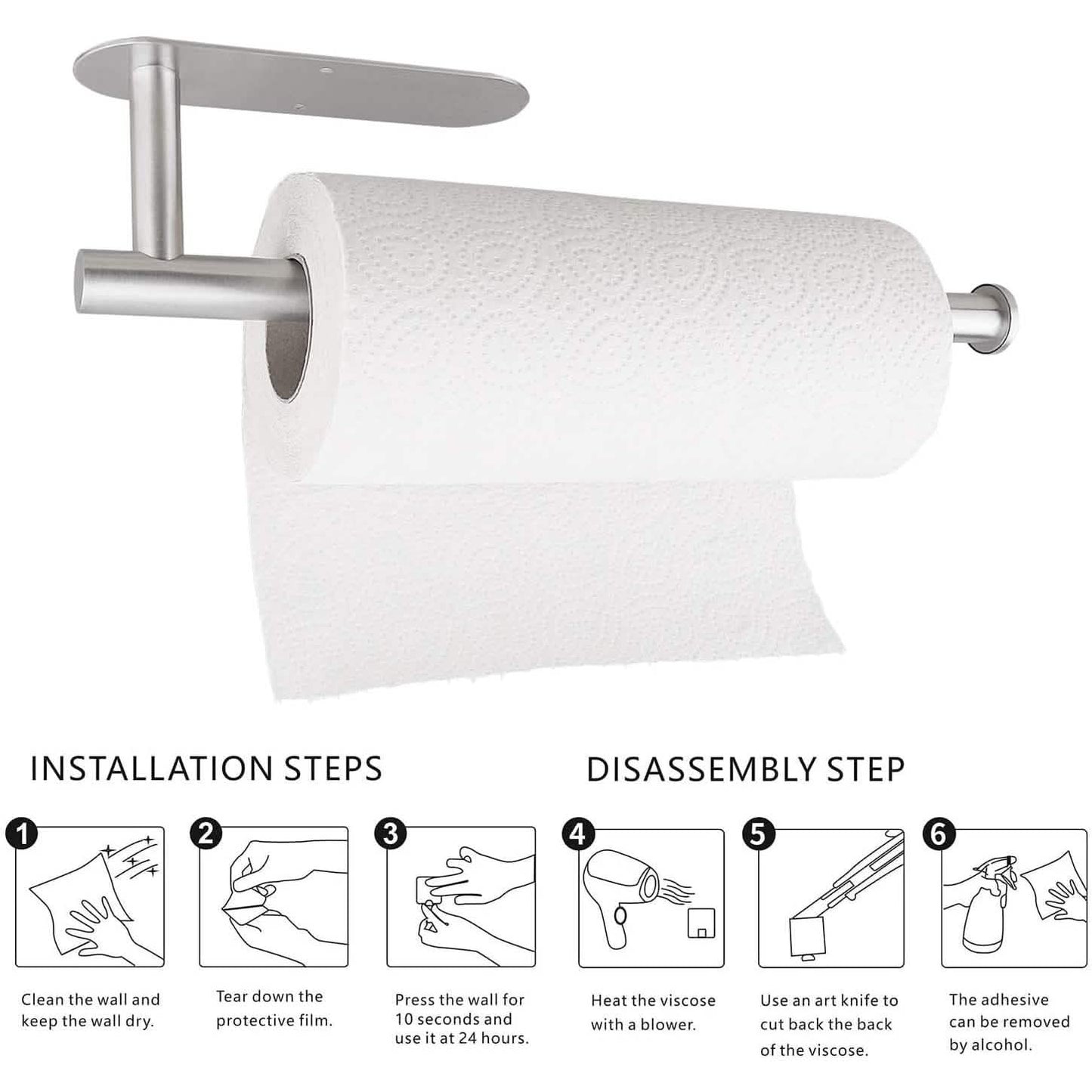 Stainless Steel Paper Towel Holder DailySale