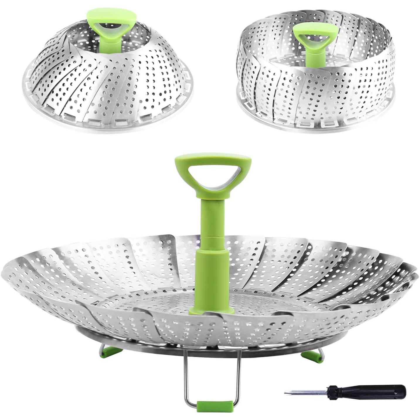Stainless Steel Vegetable Steamer Basket DailySale