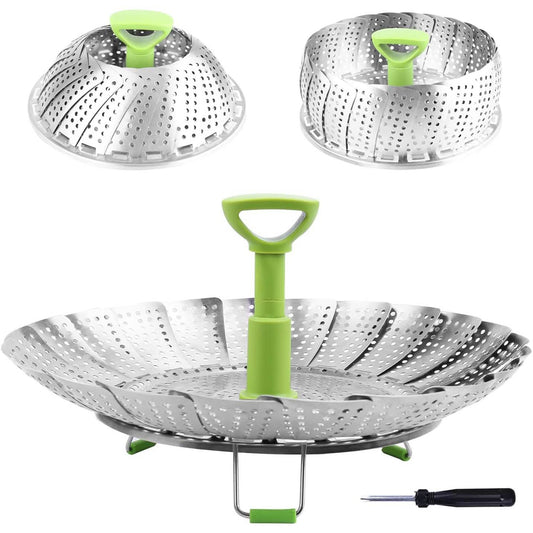 Stainless Steel Vegetable Steamer Basket DailySale
