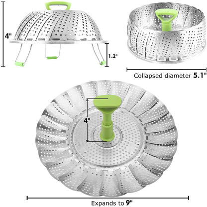 Stainless Steel Vegetable Steamer Basket DailySale