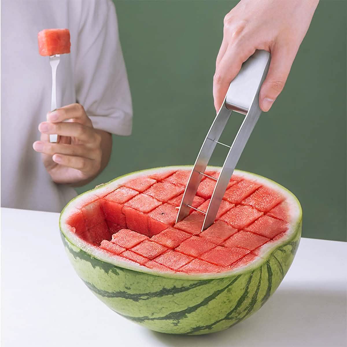 Stainless Steel Watermelon Cube Cutter DailySale