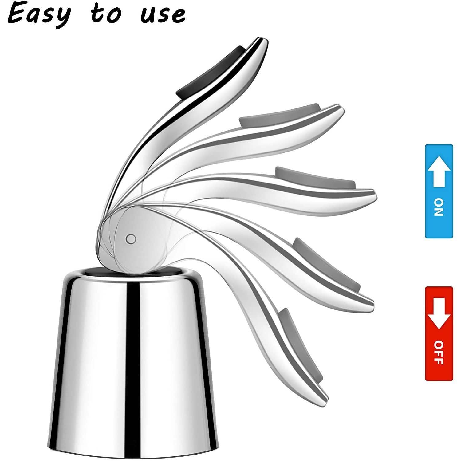 Stainless Steel Wine Bottle Stopper DailySale