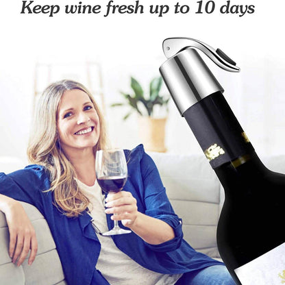 Stainless Steel Wine Bottle Stopper DailySale