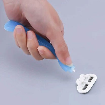 Stainless Steel Women's Hair Razor with 8 Replacement Blades DailySale