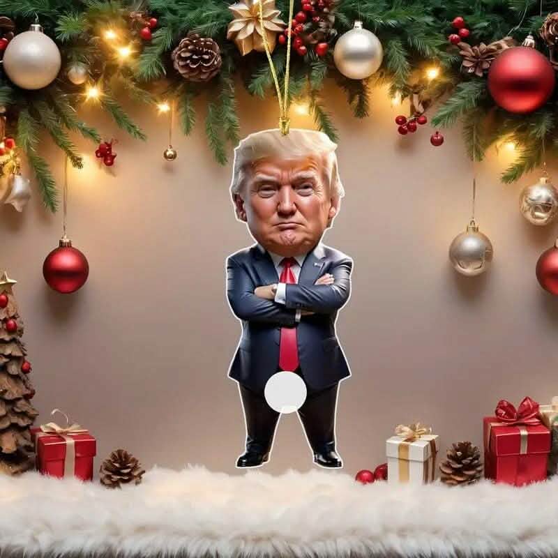 Standing Trump Acrylic Ornament Christmas Tree Hanging Decor DailySale