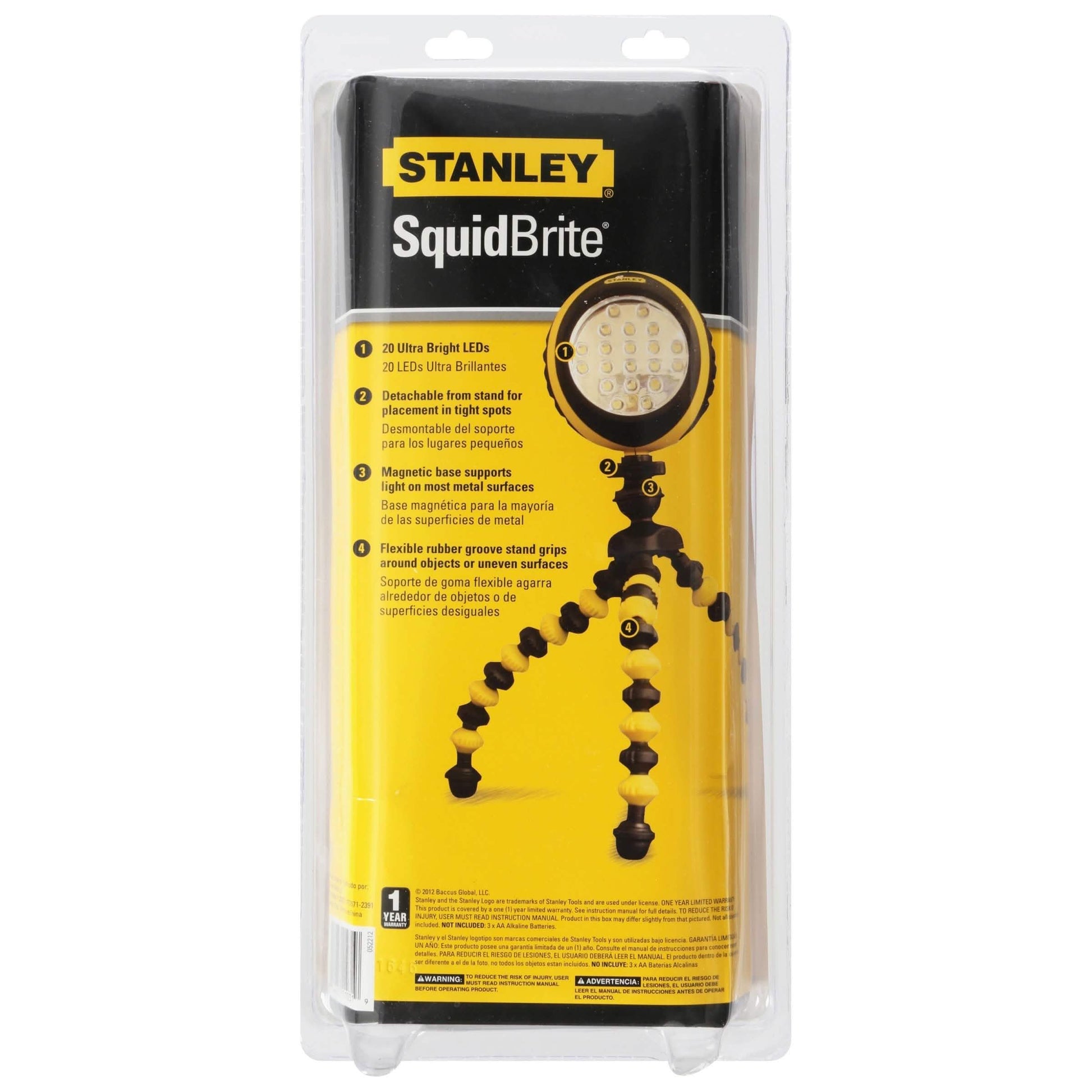 STANLEY SquidBrite Alkaline LED Work Light DailySale