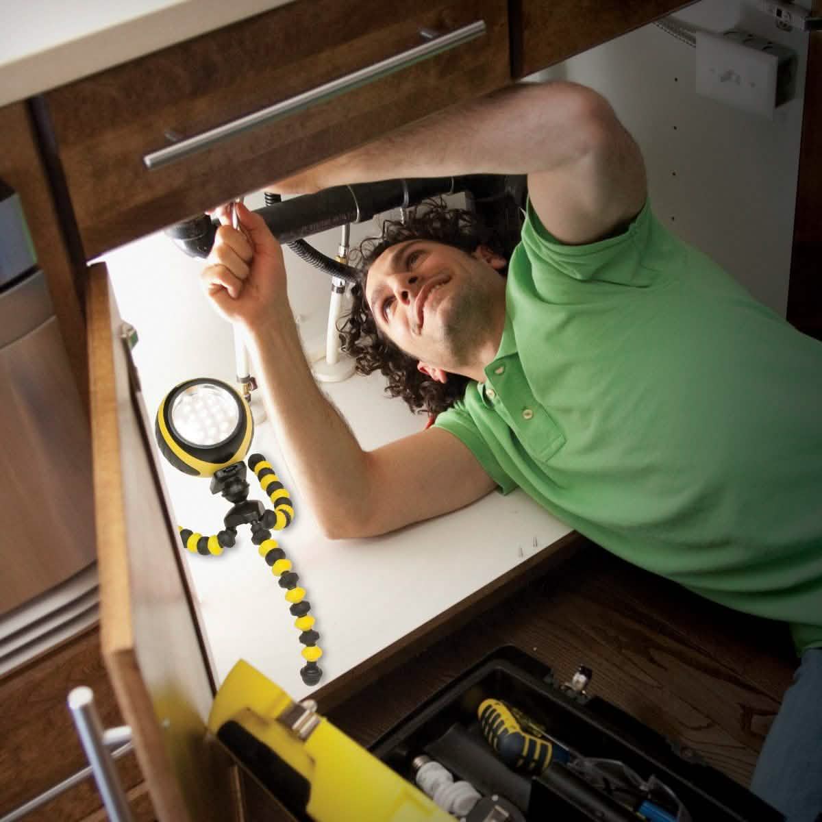 STANLEY SquidBrite Alkaline LED Work Light DailySale