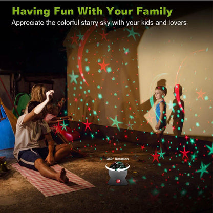 Star Moon LED Projector Lamp Kids Night Light DailySale