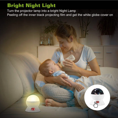 Star Moon LED Projector Lamp Kids Night Light DailySale