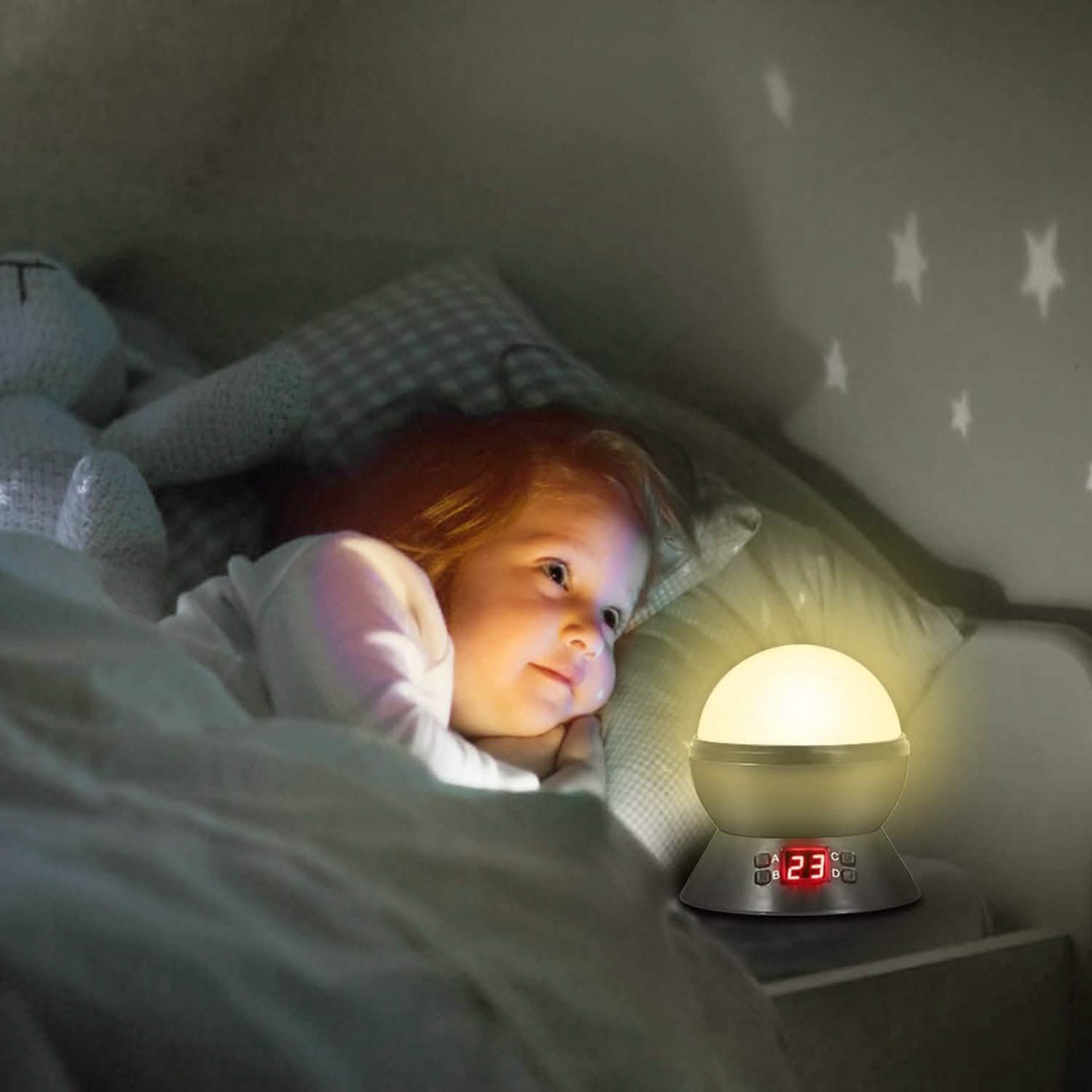 Star Moon LED Projector Lamp Kids Night Light DailySale