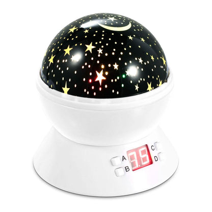 Star Moon LED Projector Lamp Kids Night Light DailySale