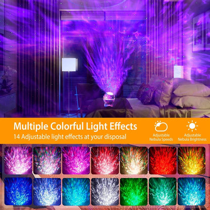 Star Project Lamp Galaxy Light Dinosaur Egg with Wireless Speaker and Remote Control DailySale