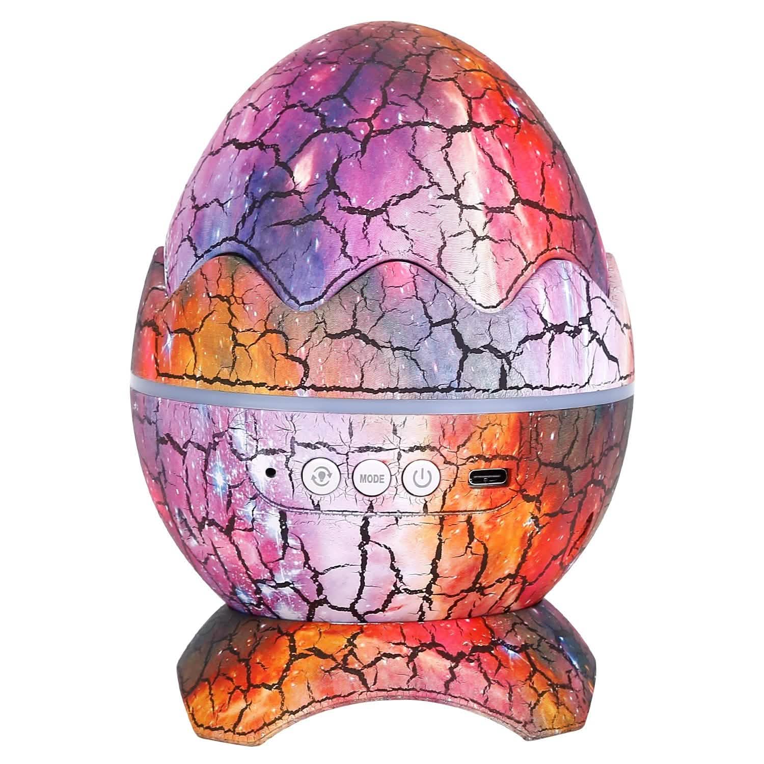 Star Project Lamp Galaxy Light Dinosaur Egg with Wireless Speaker and Remote Control DailySale