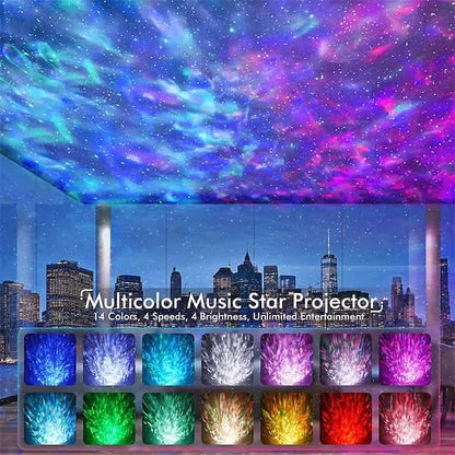 Star Projector Bluetooth Speaker LED Night Light DailySale