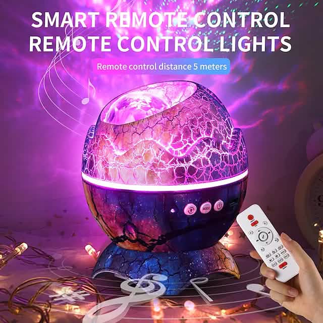 Star Projector Bluetooth Speaker LED Night Light DailySale