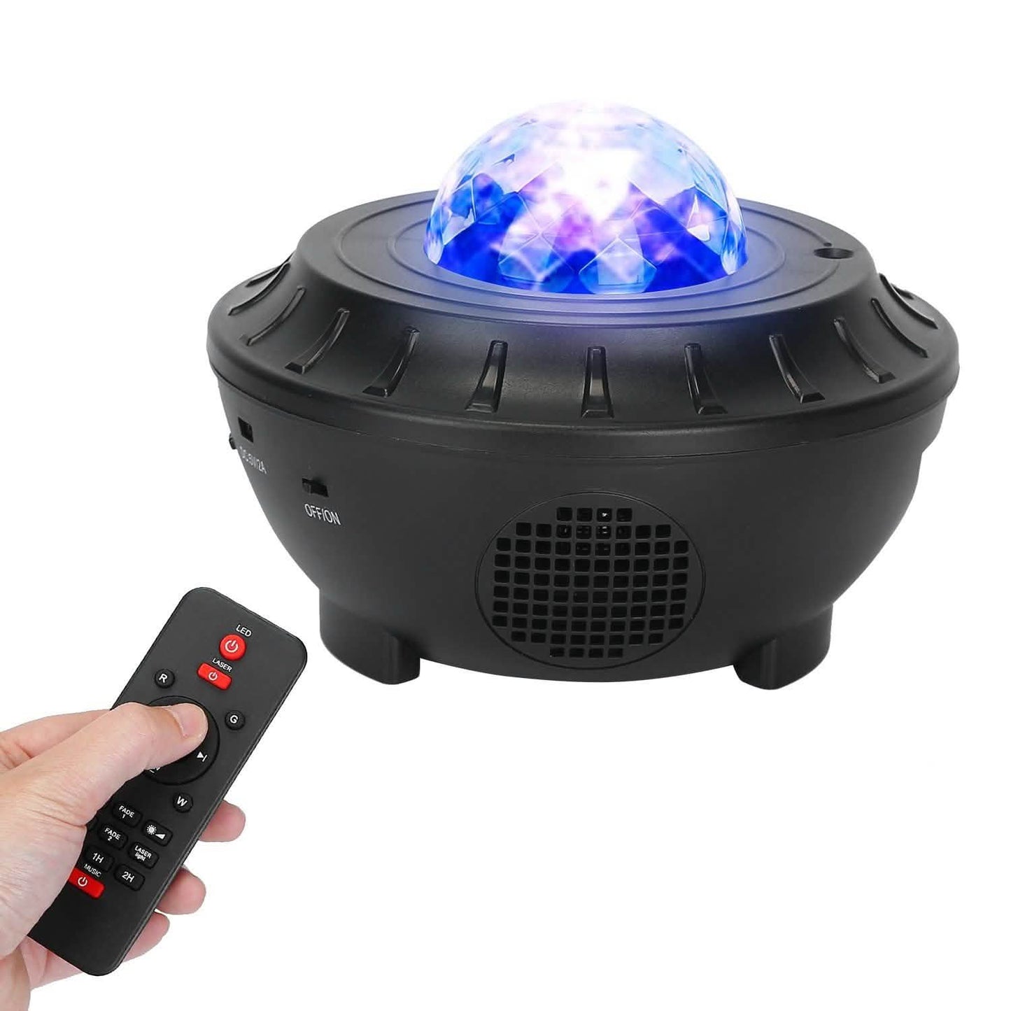Star Projector Lamp RGBW Wireless Music Speaker Night Light DailySale