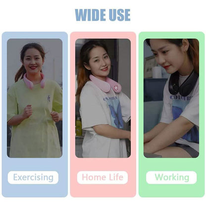 Staright Portable Hanging Neck Fan & Music Player Hands-Free Bladeless Fan DailySale