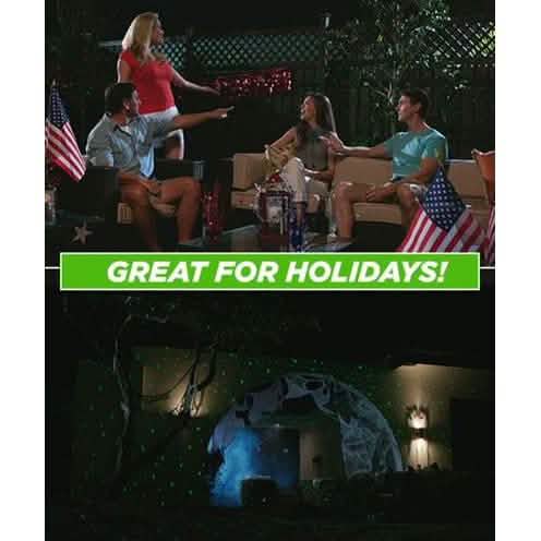 Startastic Holiday Laser Light Show, Static and Motion Features DailySale