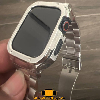 Premium Stainless Steel Strap and Case Mod For Apple Watch Ultra