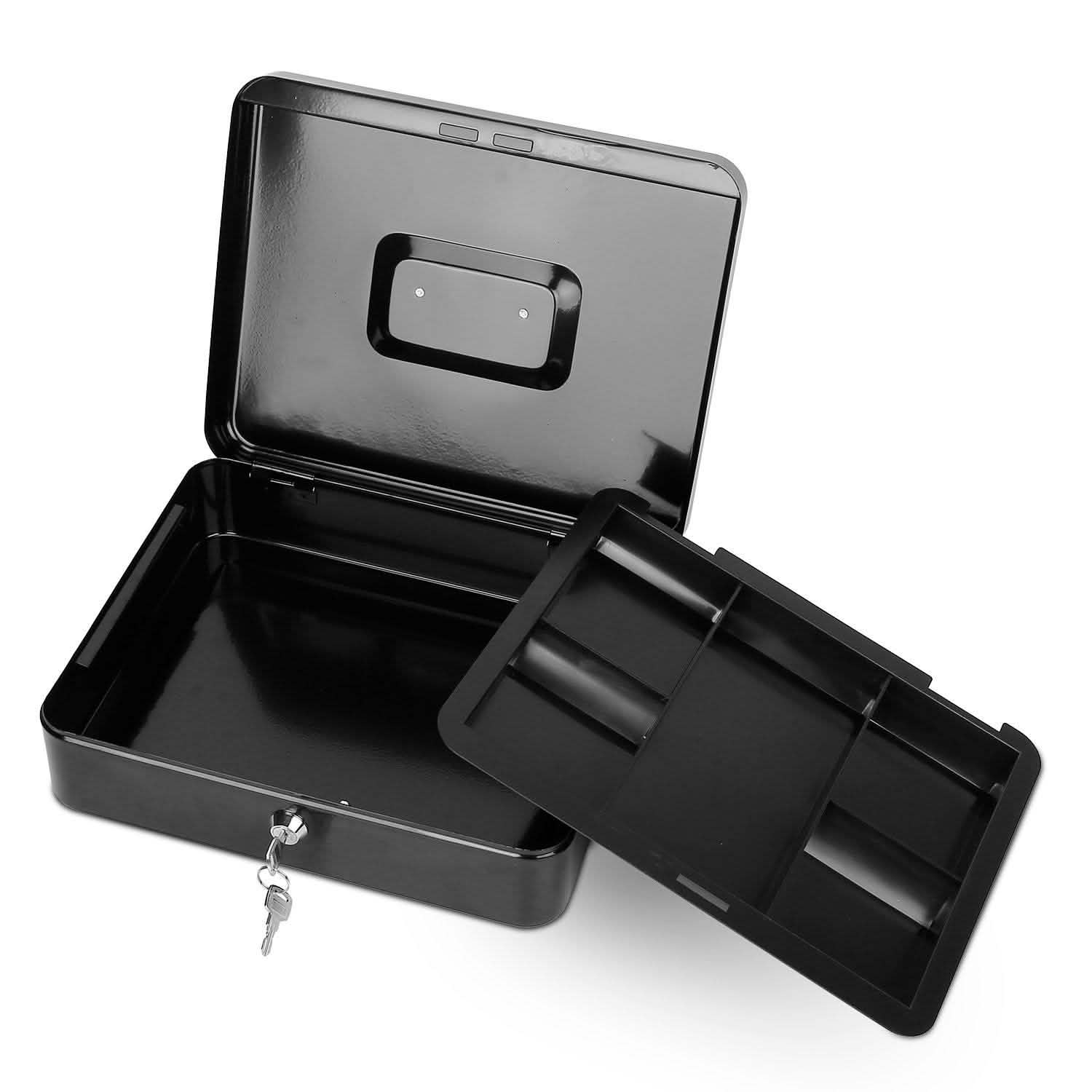 Steel Cash Box with Removable Tray DailySale